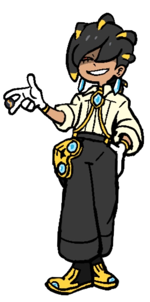 Zimmly's tweet image. Jasper, my Legends ZA oc (Rock specialist for now)