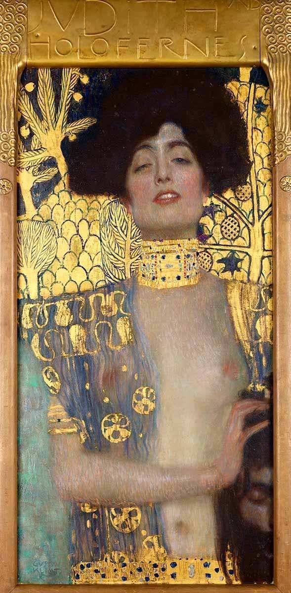 "Judith and the Head of Holofernes" by Gustav Klimt, 1901