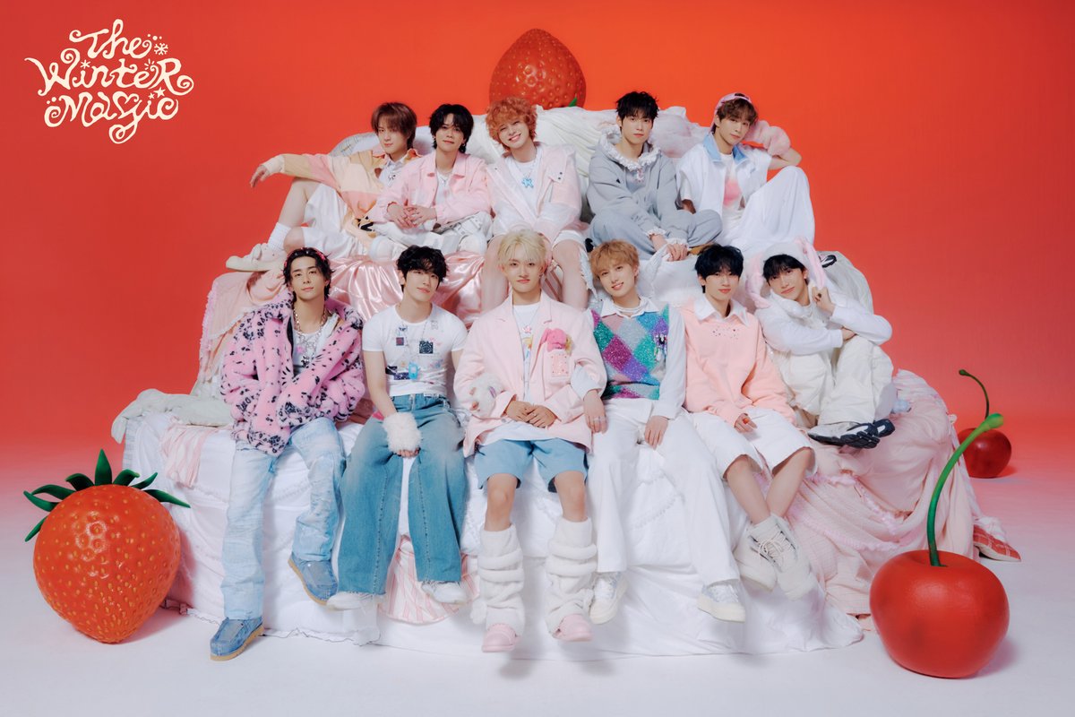 official__INI's tweet image. CONCEPT PHOTO ❄️:*･ﾟ
: Sweet Cake ver.

INI WINTER SINGLE
&quot;THE WINTER MAGIC&quot;
2025.11.19 RELEASE

#INI #INI_THE_WINTER_MAGIC 
#ウィンマジ