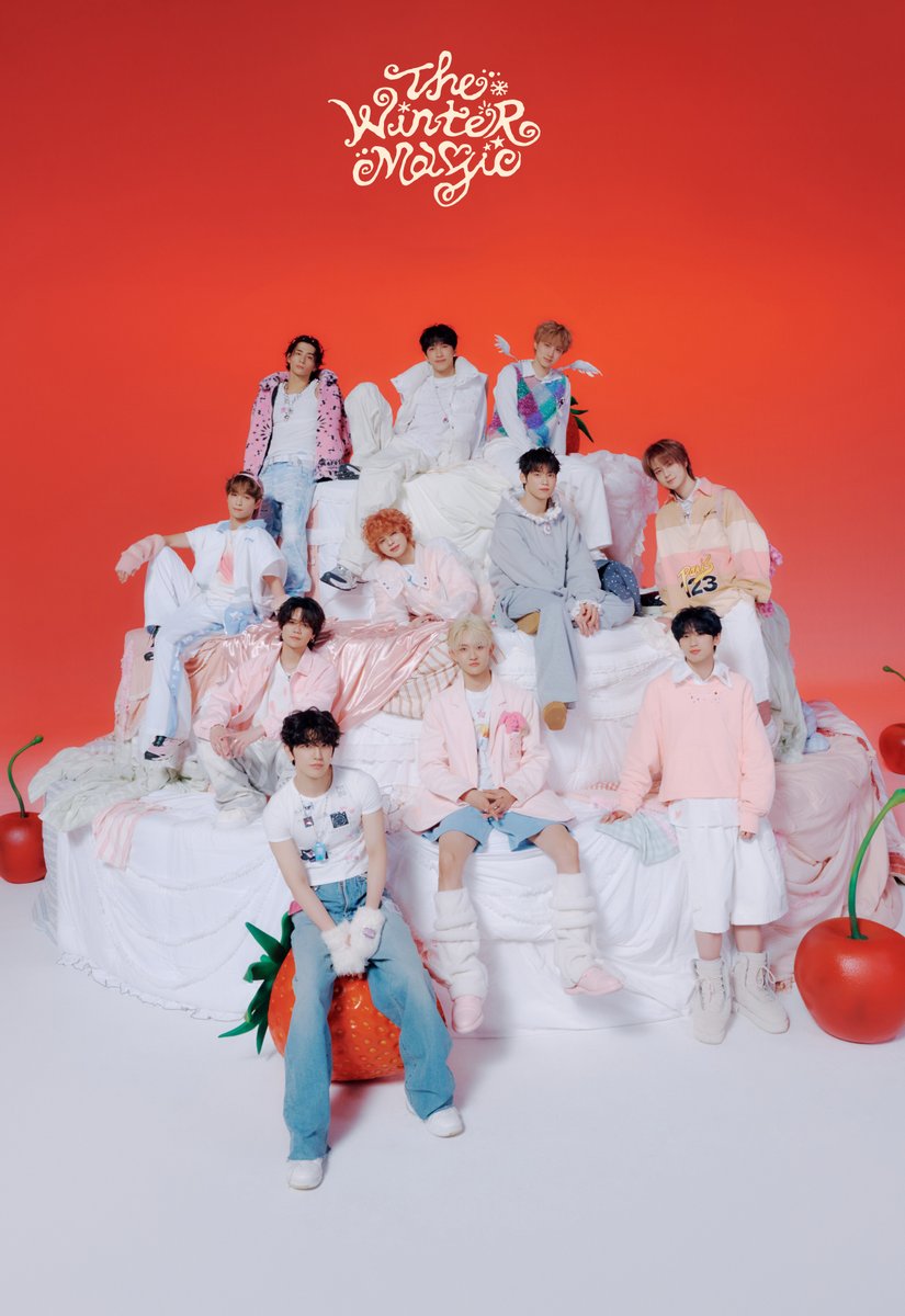 official__INI's tweet image. CONCEPT PHOTO ❄️:*･ﾟ
: Sweet Cake ver.

INI WINTER SINGLE
&quot;THE WINTER MAGIC&quot;
2025.11.19 RELEASE

#INI #INI_THE_WINTER_MAGIC 
#ウィンマジ