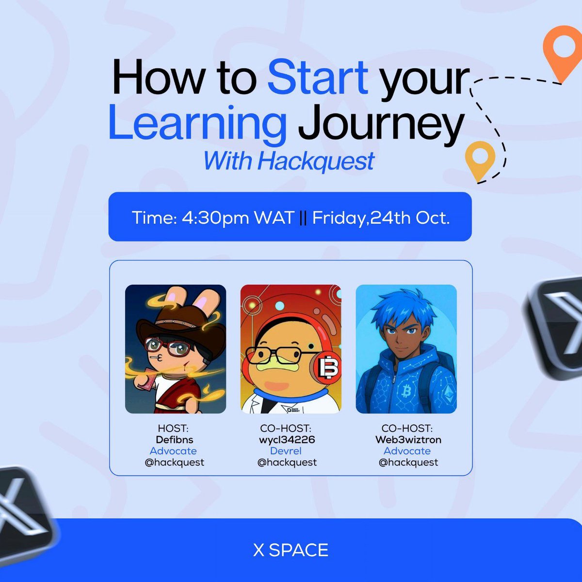 Defibns's tweet image. Want to start your Web3 learning journey but not sure of where to begin?

Improving just 1% daily during your learning journey is a powerful strategy.

If you are looking to know how to start your journey in web3 as a developer, HackQuest is one of the best platforms designed to…