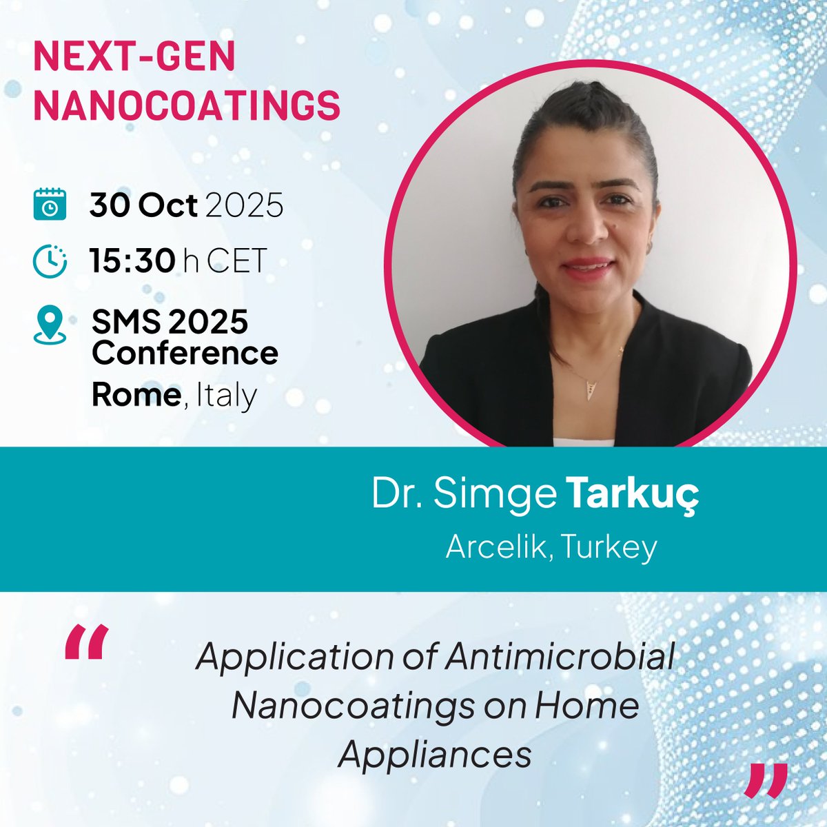 reliance_he's tweet image. 𝐍𝐞𝐱𝐭-𝐆𝐞𝐧 𝐍𝐚𝐧𝐨𝐜𝐨𝐚𝐭𝐢𝐧𝐠𝐬: 𝐀𝐜𝐜𝐞𝐥𝐞𝐫𝐚𝐭𝐢𝐧𝐠 #𝐀𝐧𝐭𝐢𝐦𝐢𝐜𝐫𝐨𝐛𝐢𝐚𝐥𝐈𝐧𝐧𝐨𝐯𝐚𝐭𝐢𝐨𝐧 𝐰𝐢𝐭𝐡 𝐌𝐨𝐝𝐞𝐥𝐢𝐧𝐠 &amp;amp; 𝐀𝐈 
🗓️ 30 October, Rome

Meet @reliance_he speakers 
More 👉reliance-he.eu/next-gen-nanoc…
#materialscience #safesurfaces