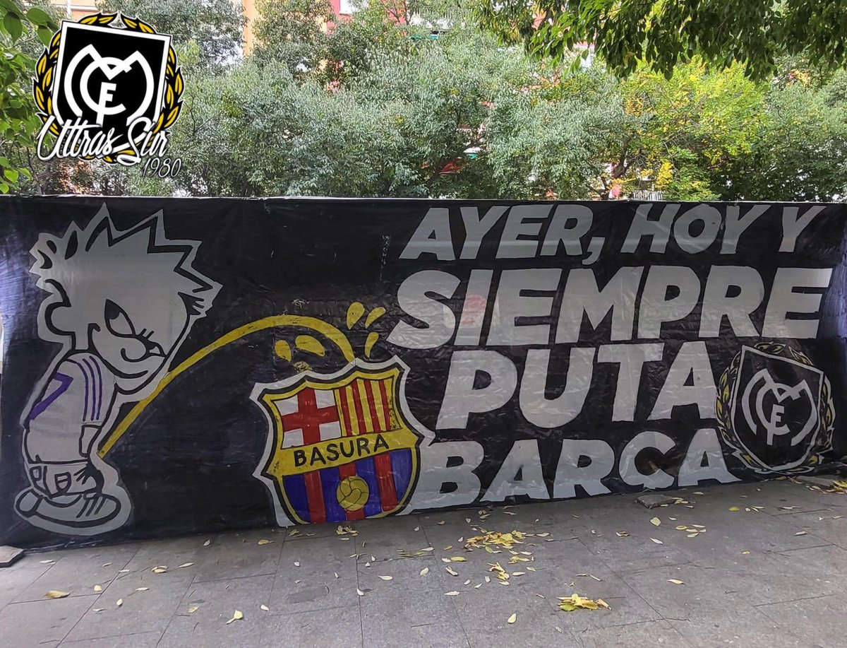 Buenos días gente de bien. #PutaBarça #OdioEterno