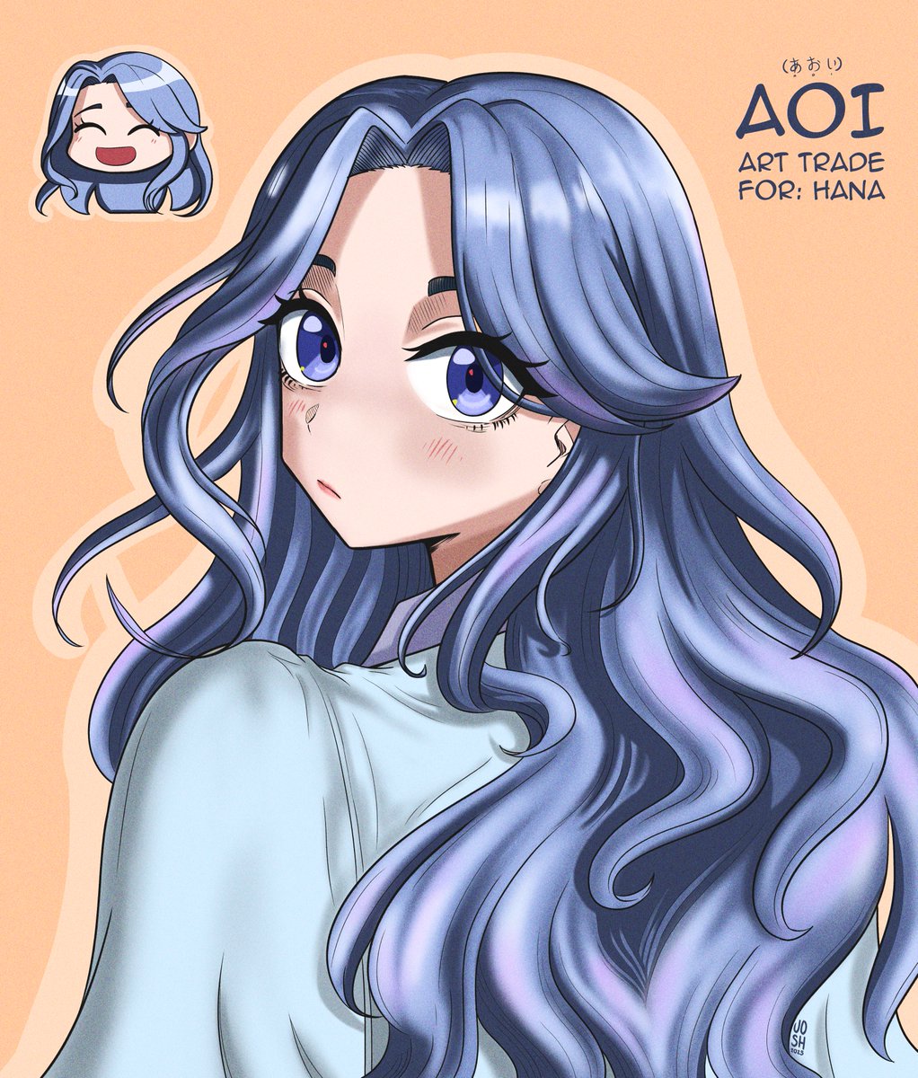 JoshC0905's tweet photo. Art trade with @beastyhana 🩵💙 https://t.co/isEn7vk48K
