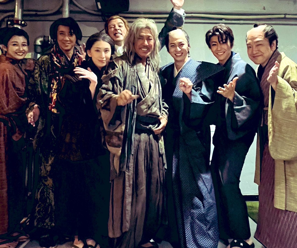 seotacu's tweet photo. #新画狂人北斎  遅くなりましたが東京千穐楽ありがとうございました❗️
次は高井鴻山の地、小布施に参ります！
引き続きよろしくお願いいたします。

#画狂人北斎 https://t.co/0ME74S3M22