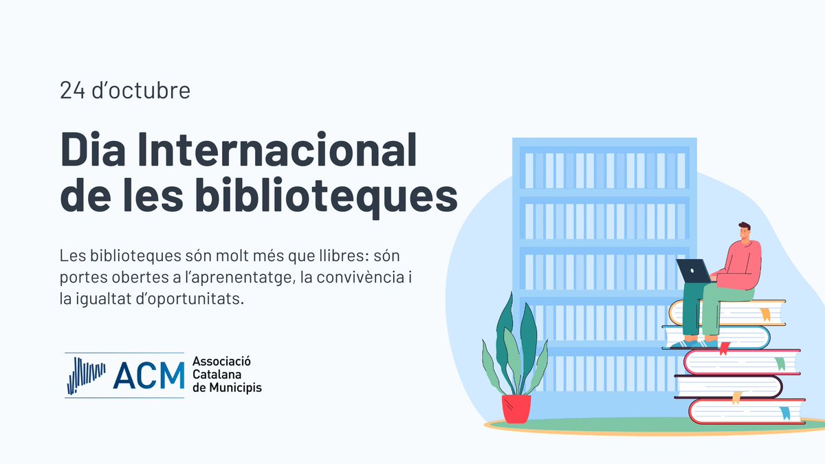 📚 En el Dia Internacional de les Biblioteques, celebrem aquests espais de coneixement, cultura i trobada que enriqueixen la vida als nostres municipis. #DiaDeLesBiblioteques