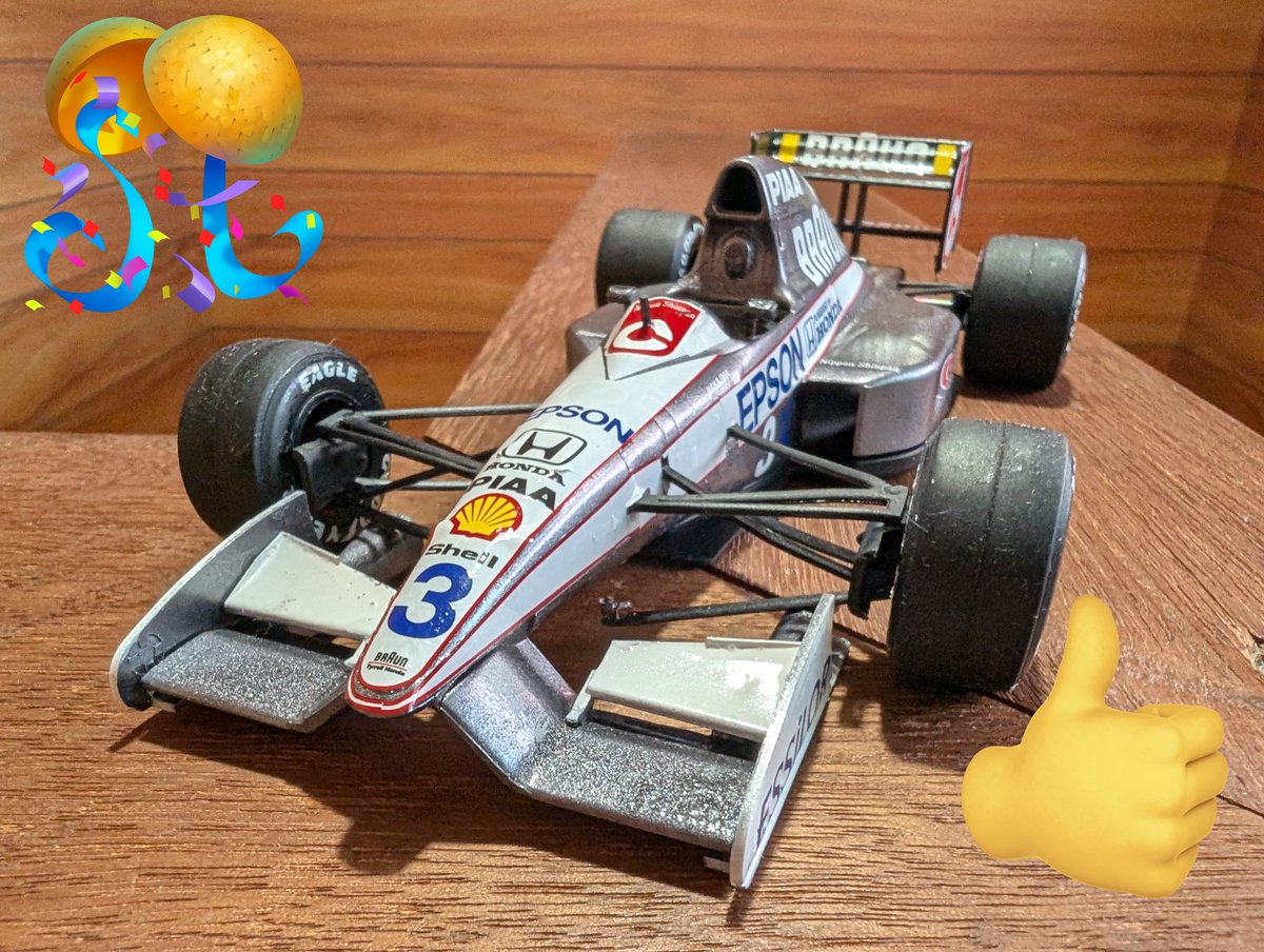 knightsavior009's tweet photo. ティレル020ホンダ完成しました✨🚗✨❗
1/20用のデカールを1/24に加工したので苦労しました。
ピレリでなくグッドイヤーで、フロントウイングは補強してさらにボーテックスジェネレーターを付けてあります
#プラモデル
#カーモデル
#WABE
#ウェーブ
#ユニオンセイバー
#ナイトセイバーのファクトリー https://t.co/S4ksMfaXvA