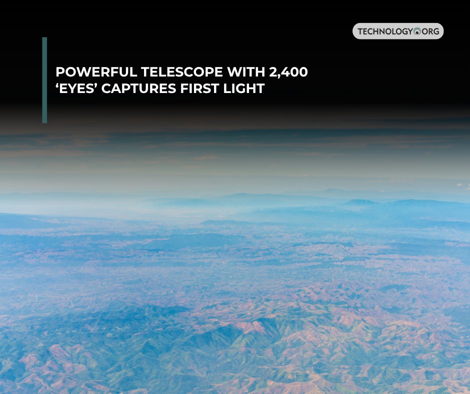 TechnologyOrg's tweet image. 4MOST – a telescope facility that is set to become one of the world’s most powerful tools for large-scale astronomical surveys – has obtained its first light

Full article: technology.org/2025/10/24/pow…

#astronomy #sciencetech #spacetech #technews #techlife #tech #technology #4most