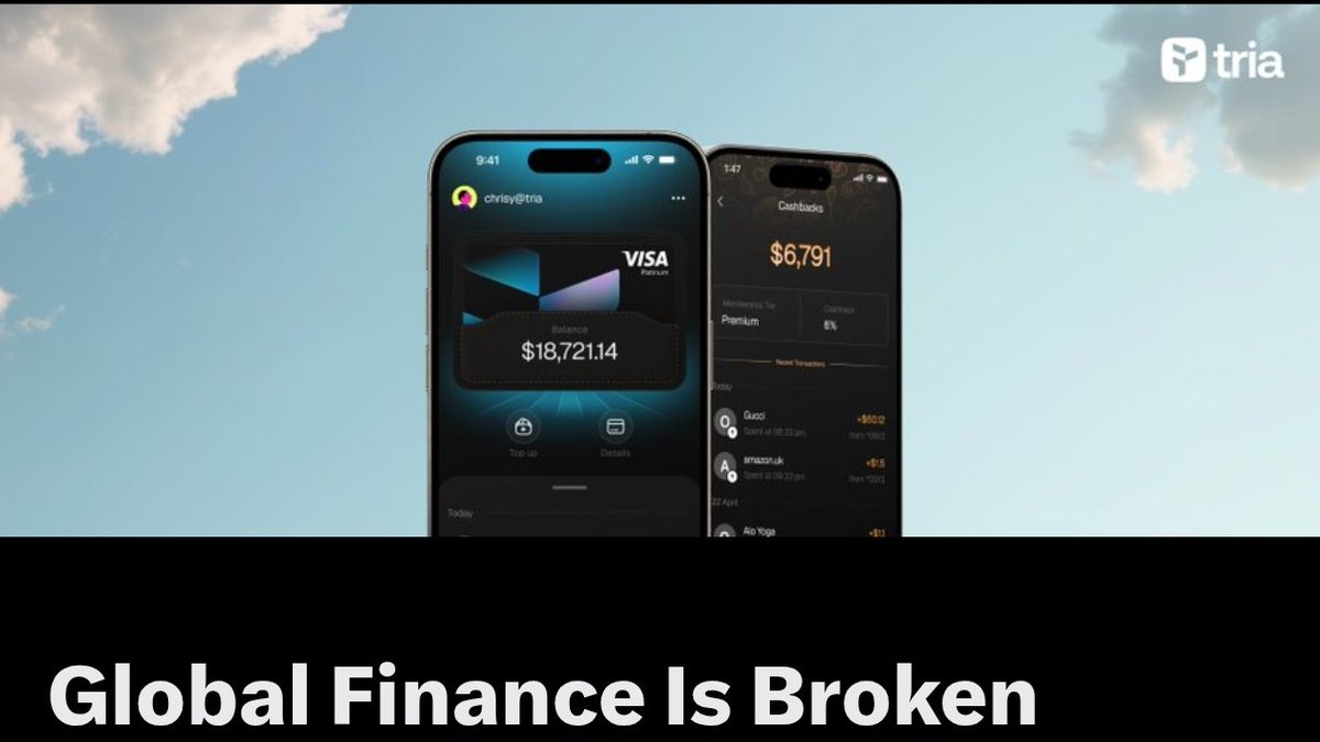 Ritu880's tweet image. Hey @useTria

Global finance is still trapped by old, inefficient systems where the cost and time required to send money remain prohibitively high.

@useTria is here to shatter that old model.

 They are actively building a self-custodial neobank where users maintain full control…