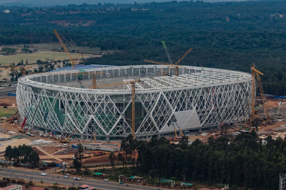 Progress of the Talanta Stadium.

President <a href="/WilliamsRuto/">William Samoei Ruto, PhD</a> delivers the stadium pledge