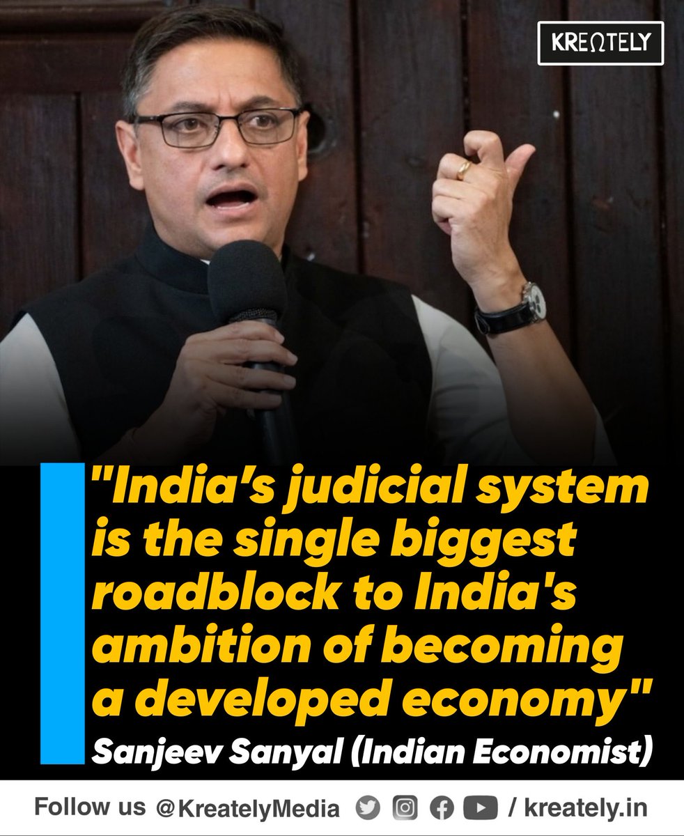 eritluxofficial's tweet image. This man is absolutely correct @sanjeevsanyal 
Kudos for exposing the judiciary.