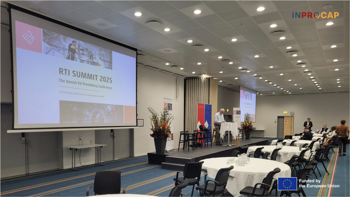 InprocapProject's tweet image. At the #RTI Summit in Copenhagen, INPROCAP joined 40 leading #reserach and technology institutions &amp;amp; EU #projects shaping Europe’s research future!
We believe our #trainings can boost #innovationProcurement capacity across the #BigScience ecosystem. 💡