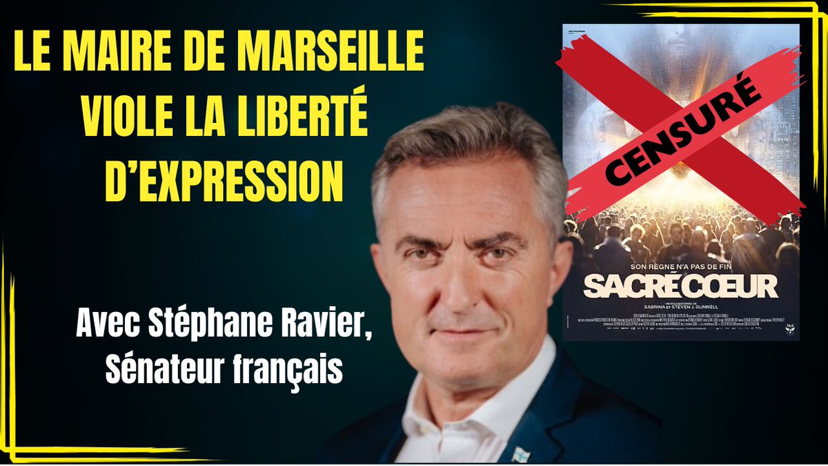 Censure du film "Sacré Coeur" :
👉La liberté d'expression et la laÏcité à géométrie variable.
Le Sénateur des Bouches-du-Rhône, <a href="/Stephane_Ravier/">Stéphane Ravier</a>  s'exprime sur cette interdiction et nous rappelle les affaires immondes qui ont éclaboussé la ville. 
youtu.be/39DCE0kUYVo?si…