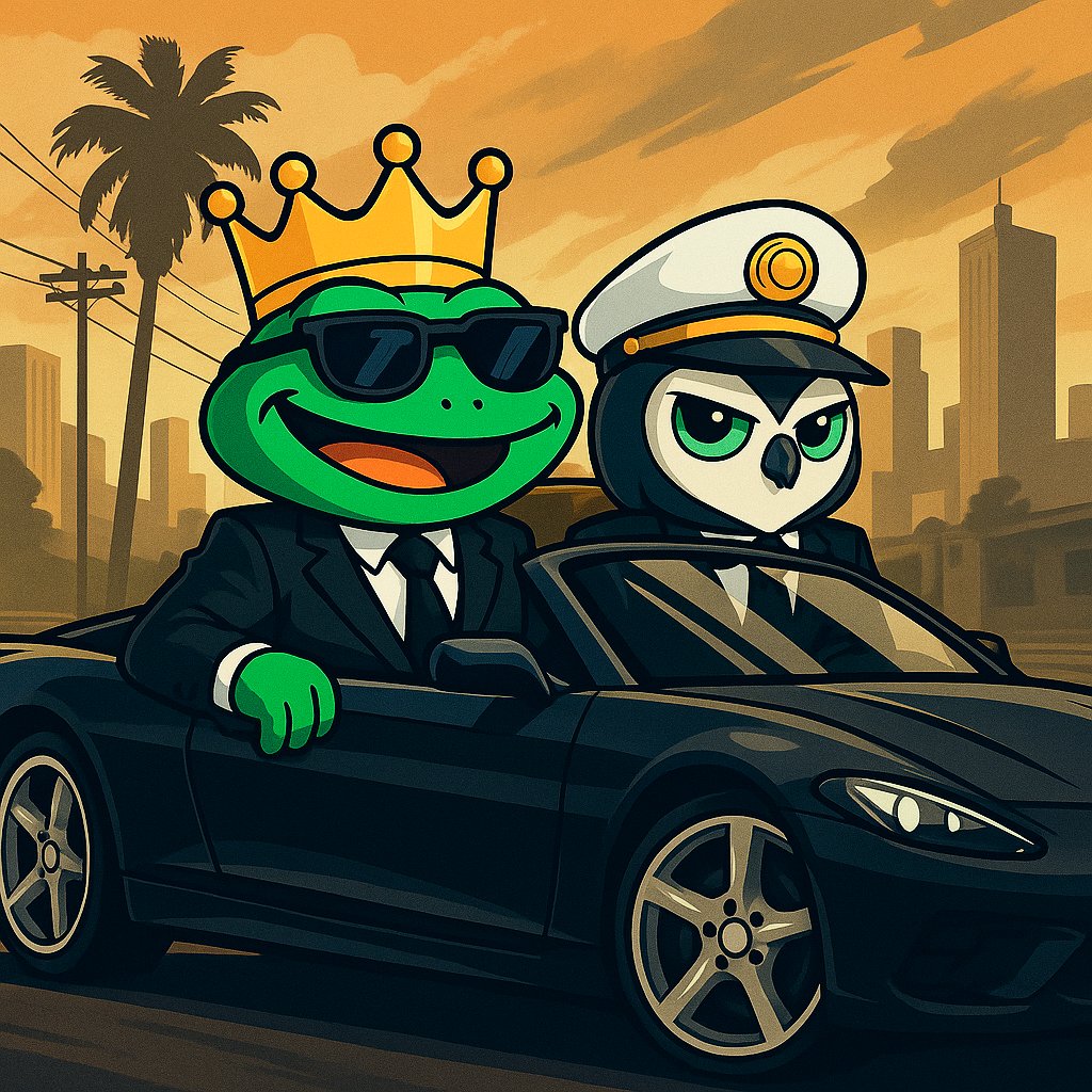 SlideFunBot's tweet image. Frog’s driving. Bird’s plotting. 😎
@SlideFunBot x @moonbirds ?
Or just two OGs cruising to Mainnet 👀
Drop your guess below 👇
