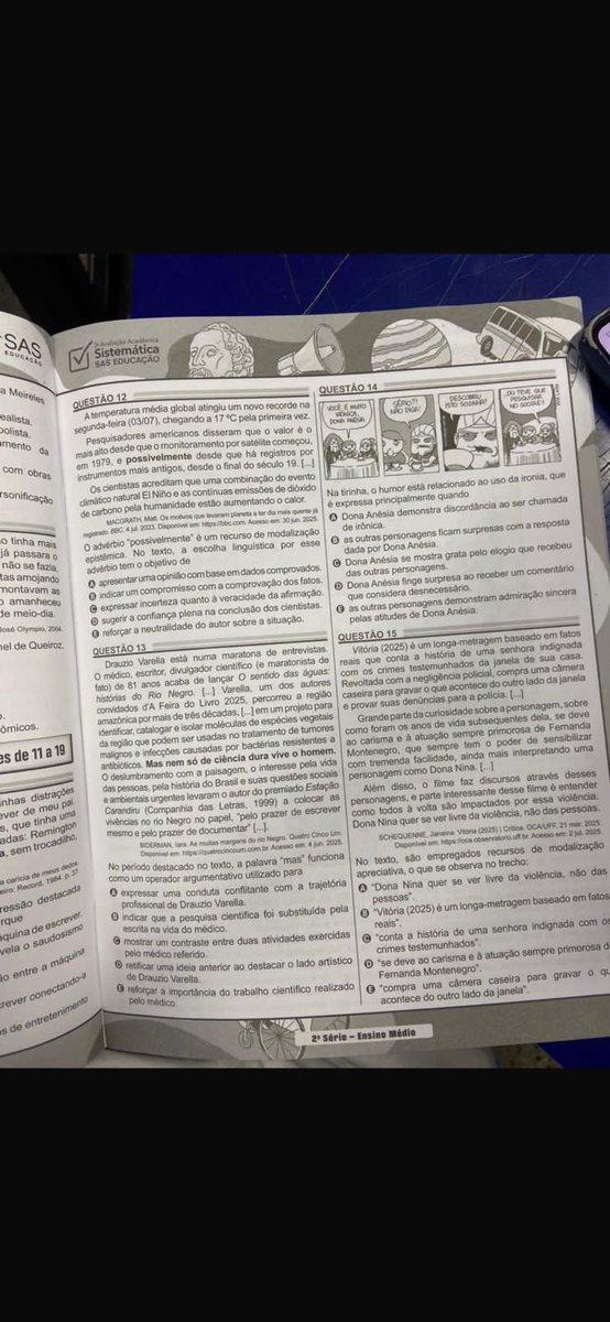 Gabaritos Sas Enem tweet media