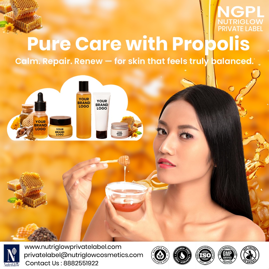 CosmeticsL26469's tweet image. ✨ Launch Your Own Skincare Line with Propolis Power!From formulation to packaging -we help you build a brand that reflects purity, care, and excellence. 💛
#ThirdPartyManufacturing#PrivateLabelCosmetics #NutriGlow#SkinCareBusiness #StartYourBrand #OEMCosmetics #CustomFormulation