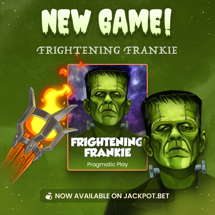 Frightening Frankie has arrived! 🧟‍♂️

To celebrate, we're giving away 50 FREE SPINS 🎉

How to Enter: 
1⃣ Like + Repost 
2⃣ Follow
3⃣ Tag a friend 

Ends soon ⏰