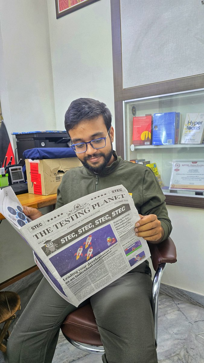 iadityasaxena's tweet image. Just read The Testing Planet – Oct Edition by @ministryoftest, thanks @parwalrahul for introducing me
The GenAI in QA article stood out, showing how AI is transforming test design, defect prediction & automation.
#SoftwareTesting #GenAI #TestingCommunity #MinistryOfTesting #ai