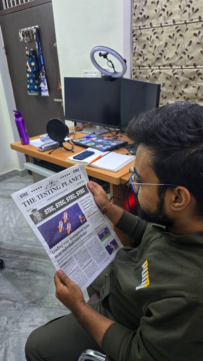 iadityasaxena's tweet image. Just read The Testing Planet – Oct Edition by @ministryoftest, thanks @parwalrahul for introducing me
The GenAI in QA article stood out, showing how AI is transforming test design, defect prediction & automation.
#SoftwareTesting #GenAI #TestingCommunity #MinistryOfTesting #ai