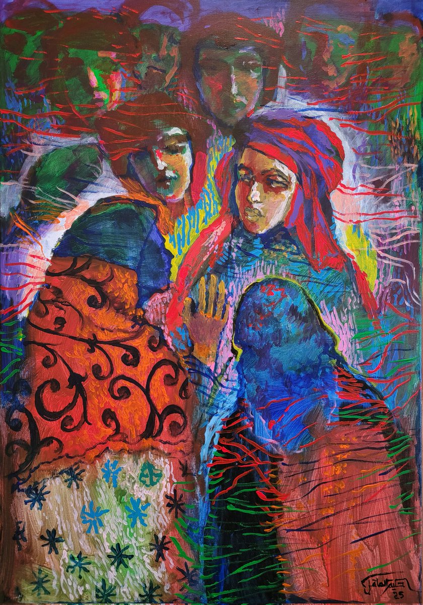 H A K I M A l A k E L2025 
Acrylic on canvas 100×70