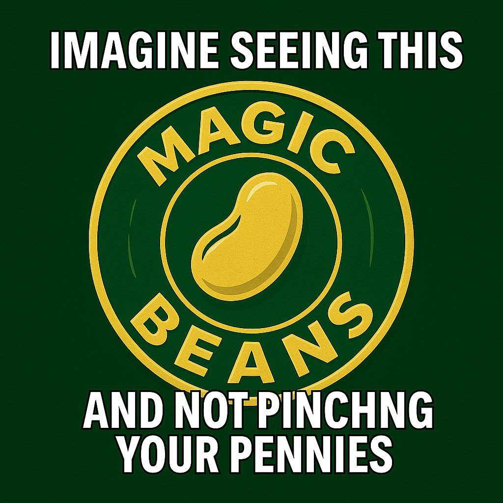 active_w3's tweet image. 🚨 ALERT: THE MAGIC BEANS REVOLUTION HAS BEGUN! 🚨
Listen up, degens and dreamers! Tired of fiat dust and normie regrets? I've got the ultimate cheat code: MAGIC BEANS – the enchanted legume that's about to turn your portfolio into a beanstalk scraping the moon! 🌱🚀