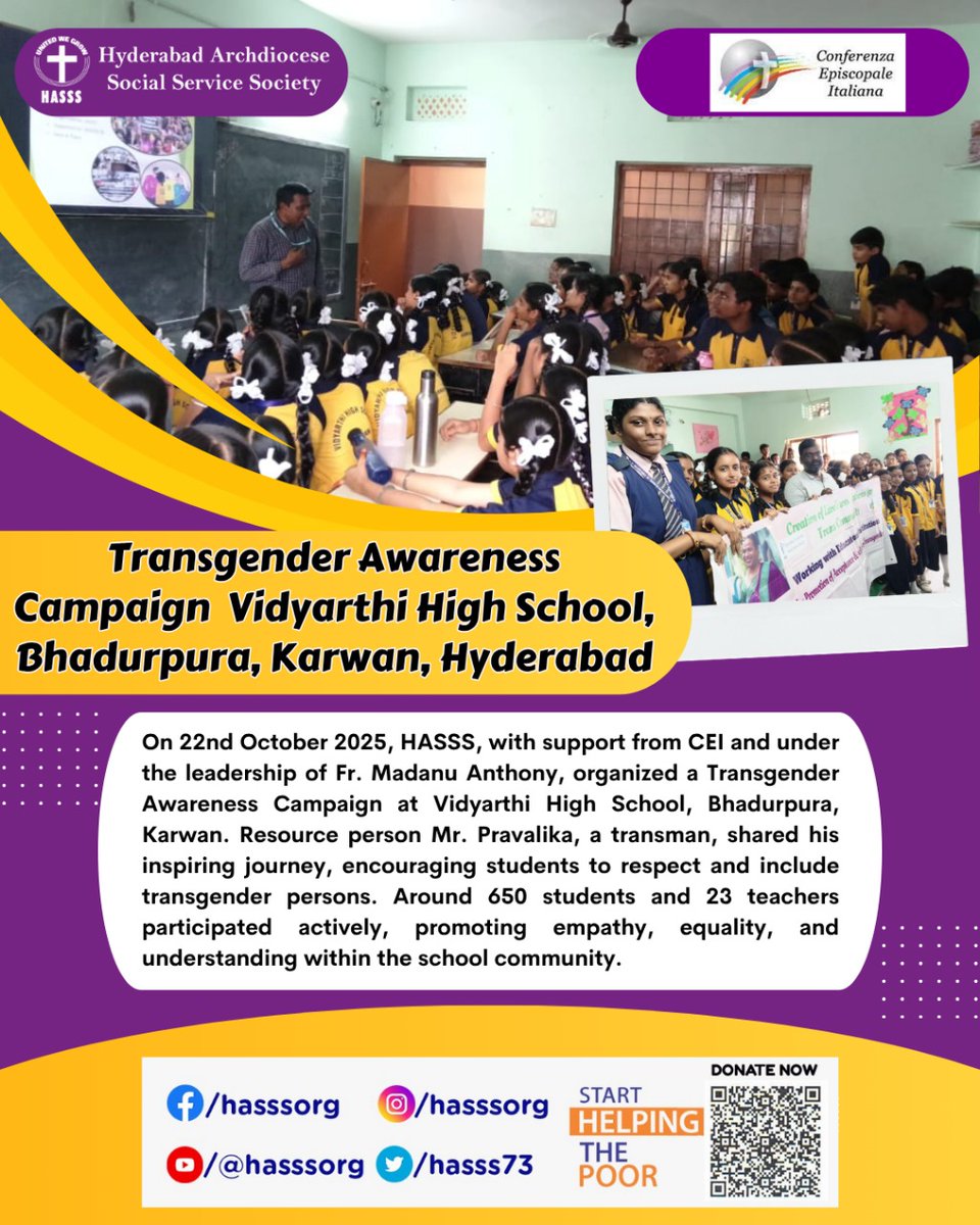 hasss73's tweet image. Transgender Awareness Campaign  Vidyarthi High School, Bhadurpura, Karwan, Hyderabad #Misereor #mivaaustria #dkaaustria #MissioAustria #transgenderrightsarehumanrights #transgenders #transgenderrights  #CMOTelangana #kolping #deepthiravula #archanasuresh #garethwynnowen