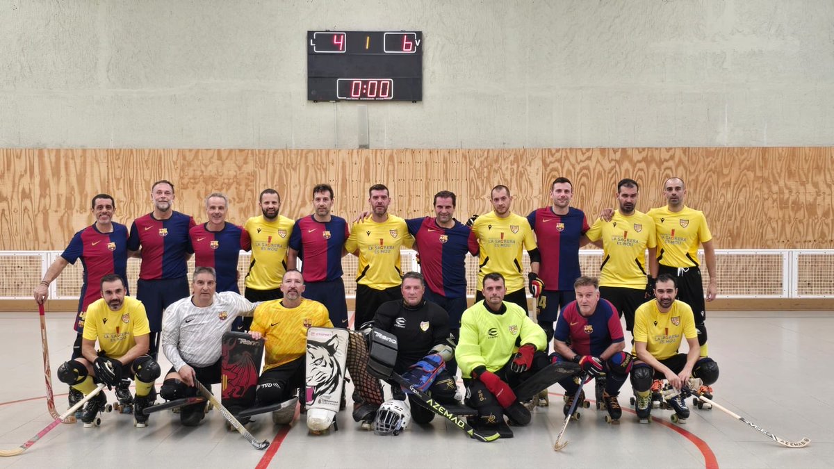 Barça Hoquei Veterans (@fcbeterans) on Twitter photo Lliga Catalana de Veterans 2025/2026
JORNADA 3
CP Congres “B” 4
FCBeterans 6
(Miguel x3, Gaby x2 y Diego)
#ForçaBarça 🔵🔴🔵🔴 Lliga Catalana de Veterans 2025/2026
JORNADA 3
CP Congres “B” 4
FCBeterans 6
(Miguel x3, Gaby x2 y Diego)
#ForçaBarça 🔵🔴🔵🔴