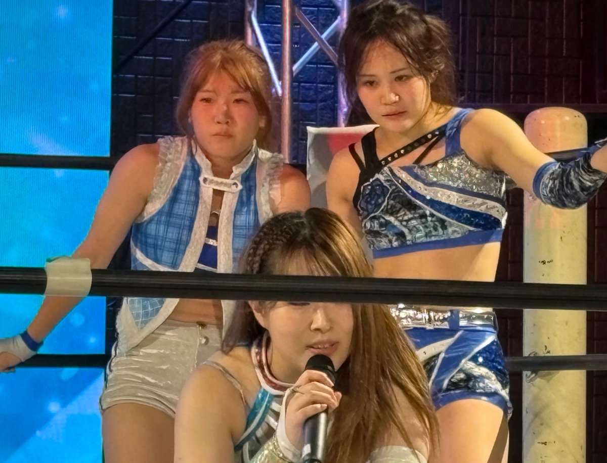 2025.10.18アイスリボン道場マッチ
若菜きらり選手、叶ミク選手、松下楓歩選手
松下楓歩選手のマイクパフォーマンス

#iceribbon #はっぴぃかめら