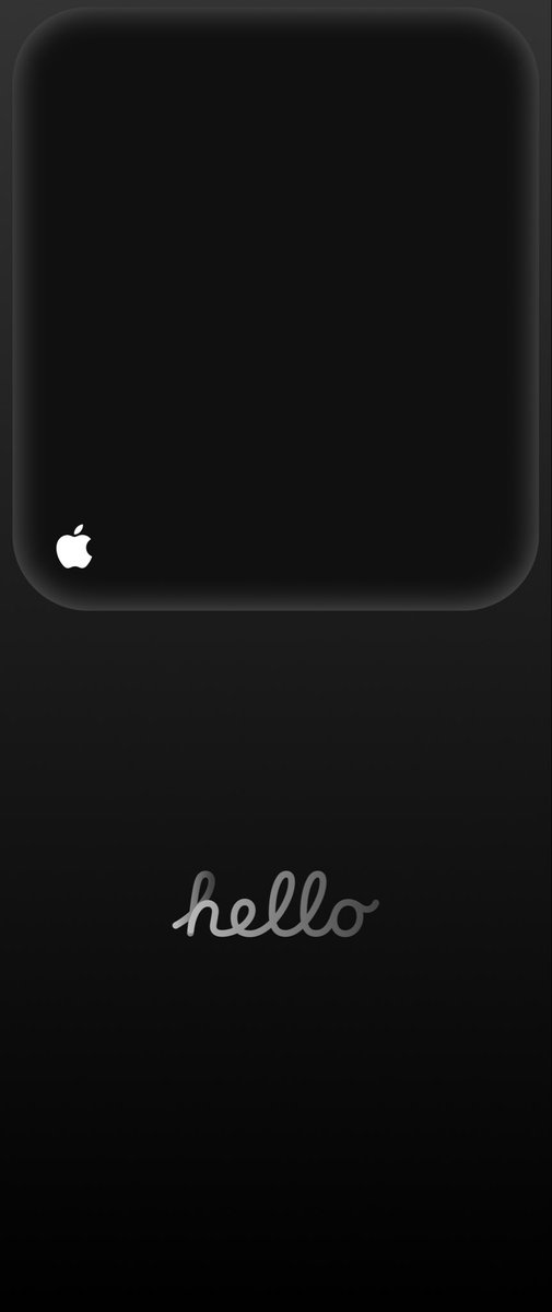 Hello iPhone wallpaper