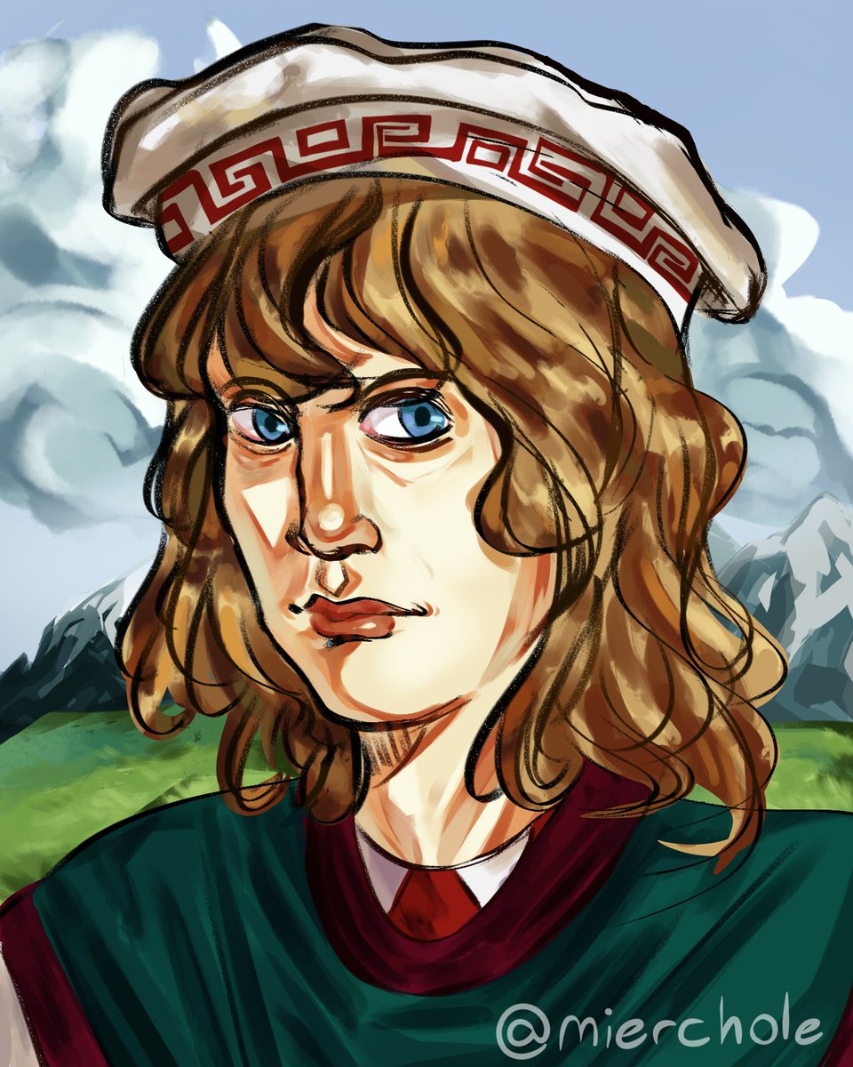 mierchole's tweet photo. Digital portrait
#fanart #digitalart https://t.co/fV25i2Ft0N