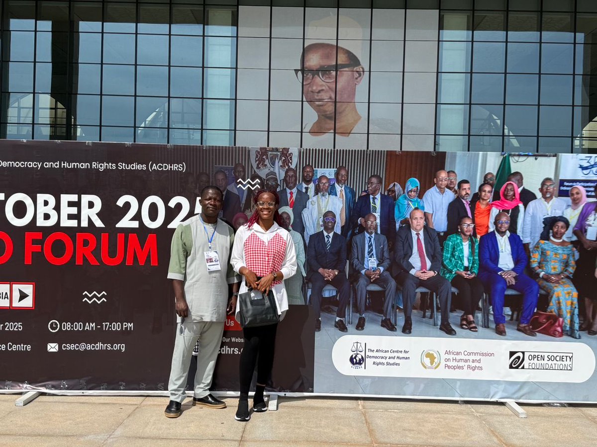 scaadinitiative's tweet photo. Last week, SCAAD Initiative was part of the Forum of NGOs who participated in the 85th Ordinary Session of the African Commission on Human and Peoples' Rights where Francisca Edeh spoke on Environmental Justice and Indigenous People’s Rights.
#NGOsforum2025
#humanrights 
#ACDHRS https://t.co/4oWgLmvRpY