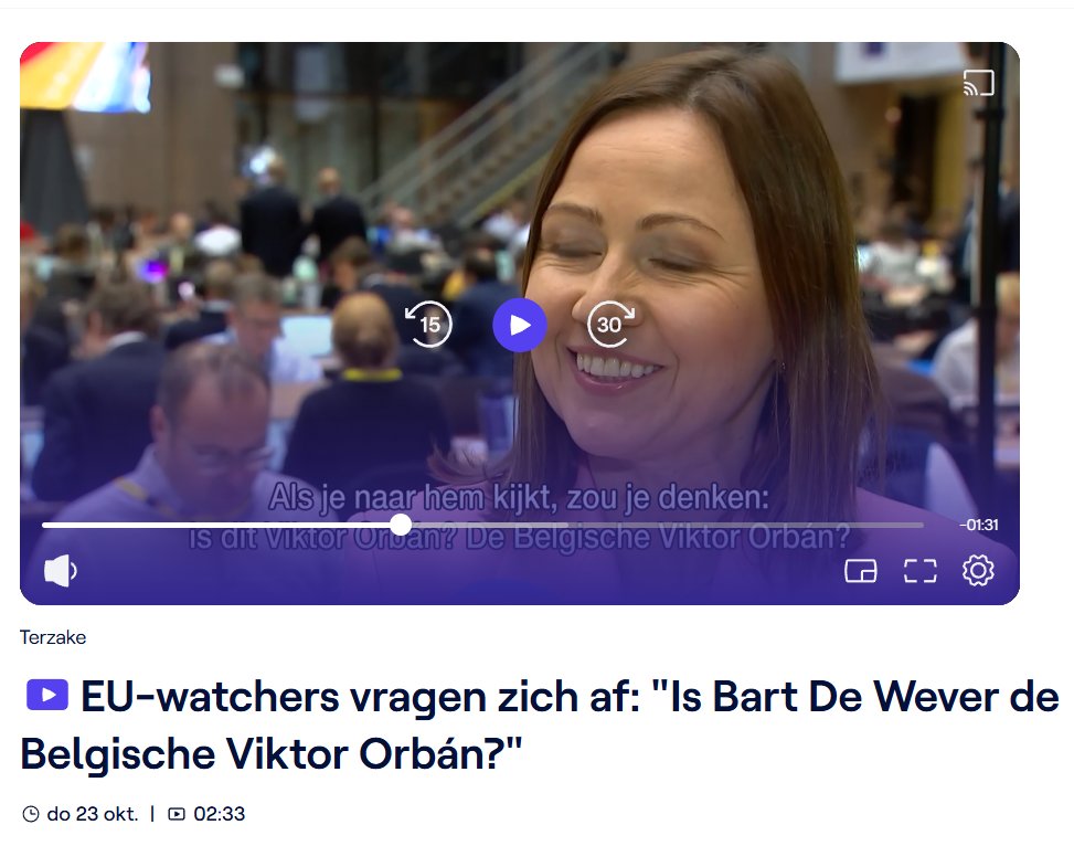 De media in Vlaanderen heeft extreemrechts en rechtspopulisme zo salonfähig gemaakt, dat men nu verbaasd is dat BDW als een zeer rechtse zak gezien wordt in Europa. 

Omdat het uiteraard een zeer rechtse zak is.
