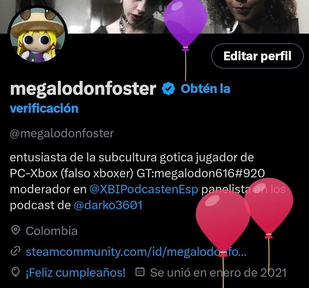 megalodonfoster's tweet image. Globitos 🥳🎂
22 añitos tiene la criatura muejejje