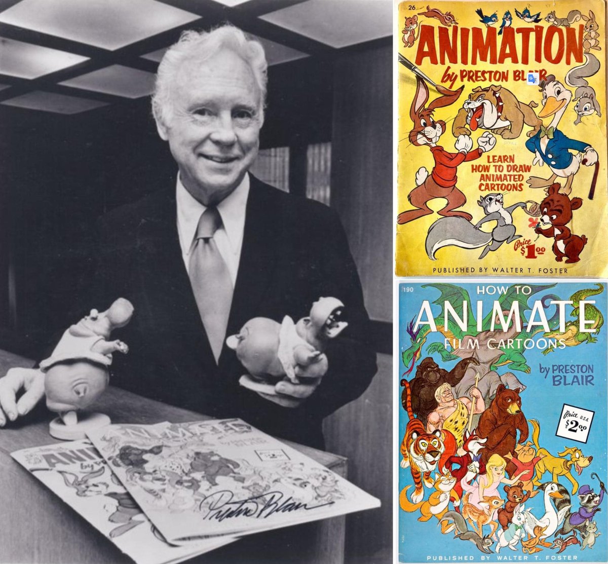 ChudTsankov's tweet image. ✨ Happy Birthday, Preston Blair (October 24, 1908 – April 19, 1995)
bit.ly/3NG8Ktv
#PrestonBlair #Animator #Artist #Cartoonist #Legend #Pioneer