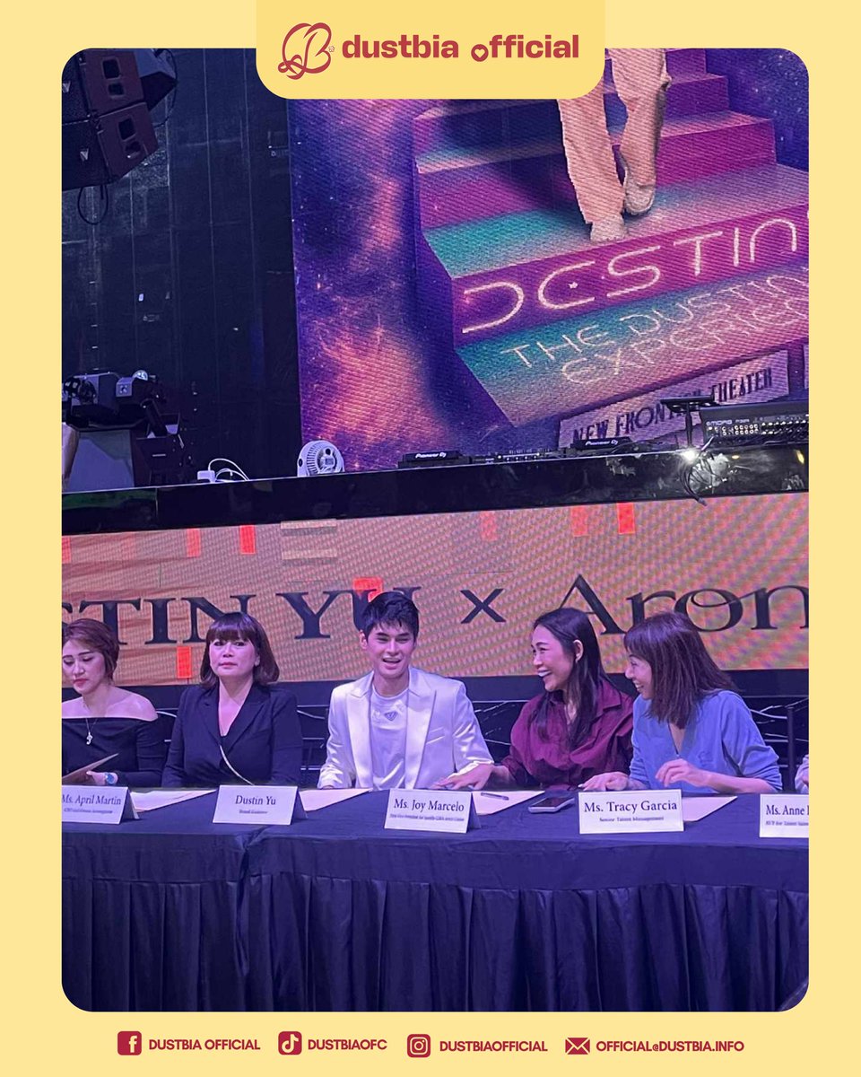 𝐇𝐀𝐏𝐏𝐄𝐍𝐈𝐍𝐆 𝐍𝐎𝐖:

A warm welcome as 𝗗𝘂𝘀𝘁𝗶𝗻 𝗬𝘂 officially joins 𝐀𝐫𝐨𝐦𝐚𝐠𝐢𝐜𝐚𝐫𝐞’𝐬 contract signing x media launch! 

And the excitement doesn’t stop there! 
Stay tuned for 𝐓𝐡𝐞 𝐃𝐮𝐬𝐭𝐢𝐧 𝐘𝐮 𝐄𝐱𝐩𝐞𝐫𝐢𝐞𝐧𝐜𝐞, happening on 𝐃𝐞𝐜𝐞𝐦𝐛𝐞𝐫 𝟒,