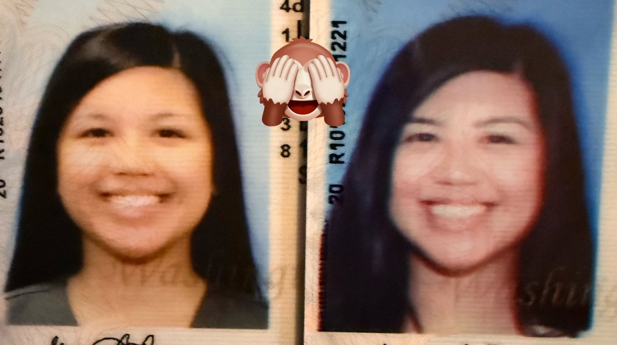 On the bright side, my new DLs came in the same day I got into my car accident. I think I look the same… just better eyebrows. 😂