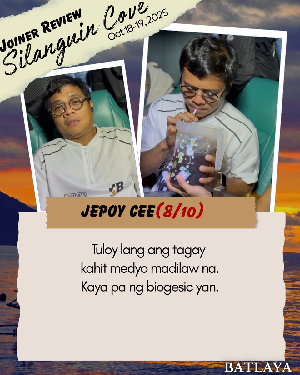 Batlaya18's tweet photo. Part 3 Batlaya top 12 joiners review hahahahahaha https://t.co/9RPU2voyNo