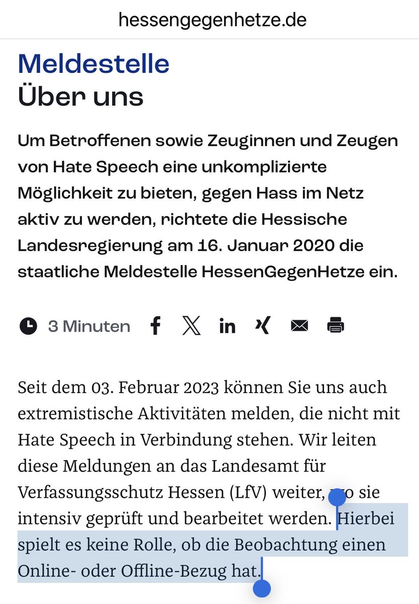 „Plagiatsjäger“ (@sprachphilo) on Twitter photo DIE NEUE STASI
Ist jedem vernünftigen deutschen Bürger klar, was das bedeutet? Genau, dass schon morgen eine Akte über einen selbst angelegt werden kann. Es genügt nämlich der Anruf seines Nachbarn, dass man (erfundenerweise) den Hitler-Gruß gezeigt hat.
Hier steht explizit: DIE NEUE STASI
Ist jedem vernünftigen deutschen Bürger klar, was das bedeutet? Genau, dass schon morgen eine Akte über einen selbst angelegt werden kann. Es genügt nämlich der Anruf seines Nachbarn, dass man (erfundenerweise) den Hitler-Gruß gezeigt hat.
Hier steht explizit: