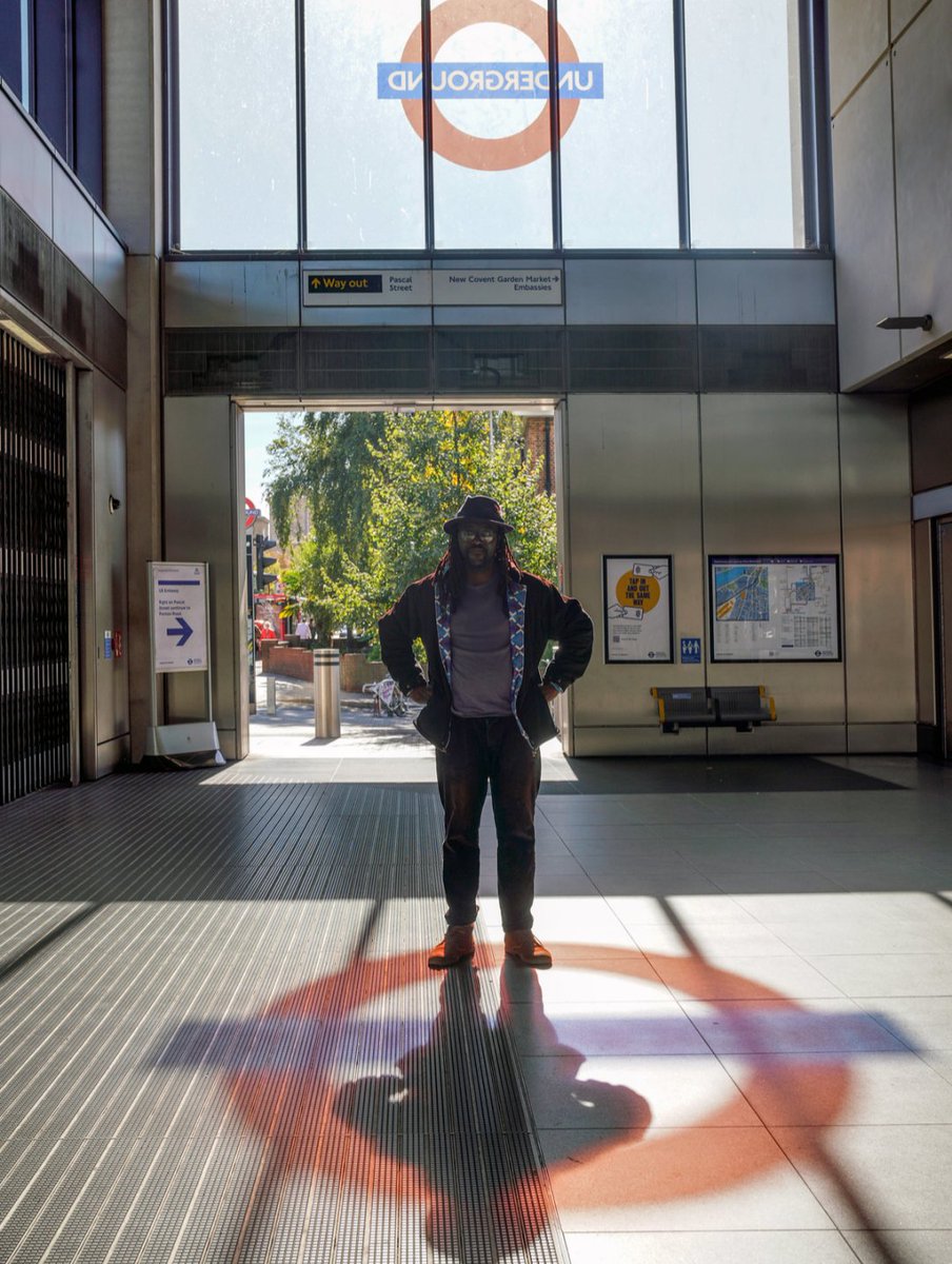A Portrait - Nine Elms

A random quick portrait of me taken by Andreya.

This scene is one of my favourite visual sights to enjoy on the tube network, if you visit Nine Elms station at the right time on a sunny day you'll be rewarded with these spectacular shadows &amp; projections.