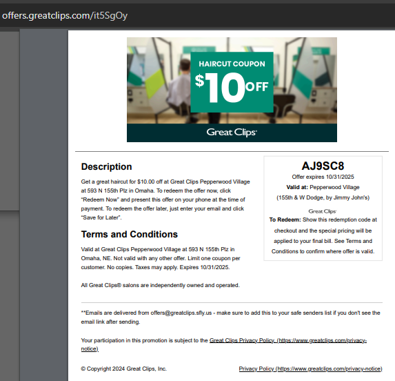 Great Clips Coupons ($7.99) May 2026 + (Online $5) tweet media