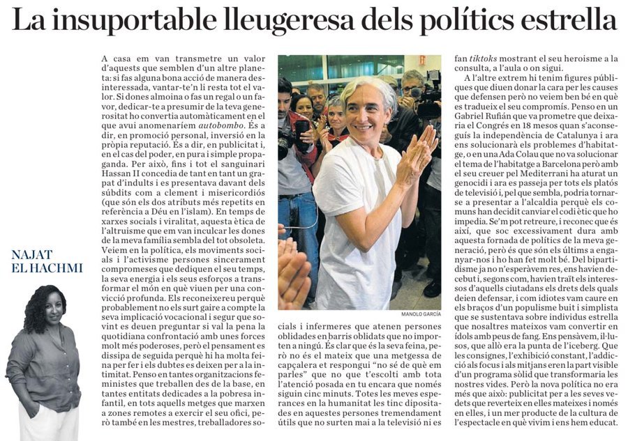 Marc Arza (@marcarza) on Twitter photo Articulistes lliures i sense etiquetes. Incòmodes per a tothom. Bons articulistes, vaja. Que escassos i que necessaris! Articulistes lliures i sense etiquetes. Incòmodes per a tothom. Bons articulistes, vaja. Que escassos i que necessaris!