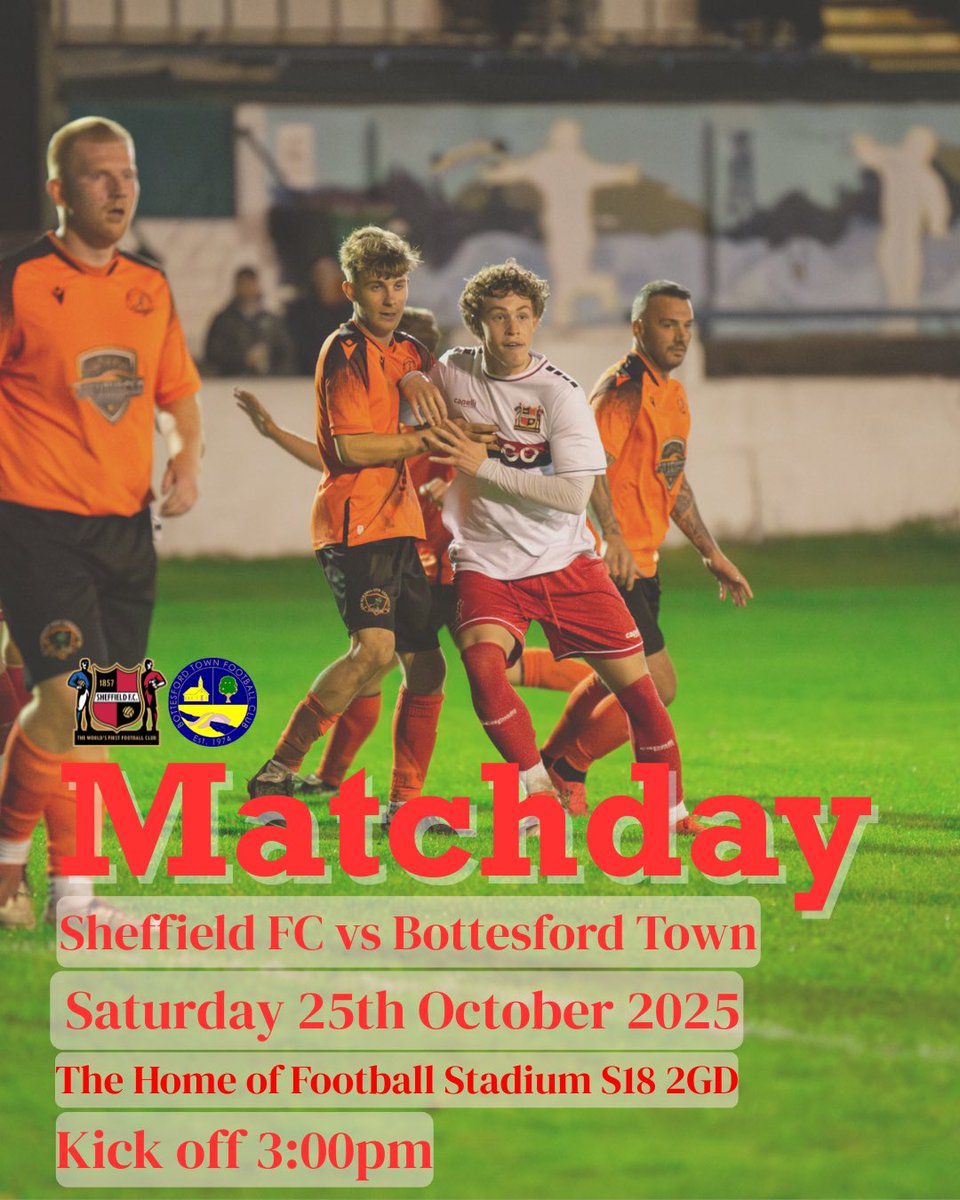 Happy Birthday to us 🥳

168 years ago today the Worlds First ‘foot ball’ team was formed in Sheffield and the rest is history! 

Why not come along and celebrate our birthday with us tomorrow as we’re finally back at home against <a href="/BottesfordTown/">Bottesford Town FC</a> 

#worldsfirst #football