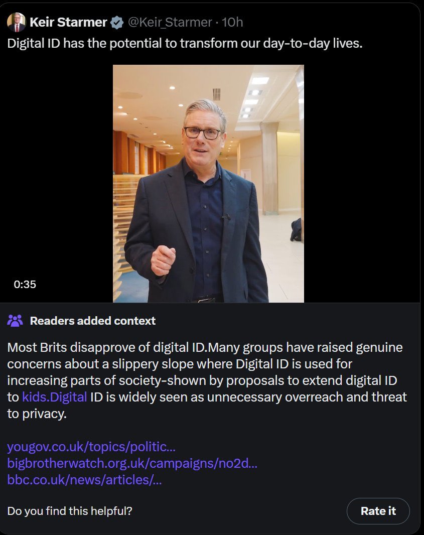 <a href="/Keir_Starmer/">Keir Starmer</a> Even X knows you’re a lying cunt. Community noted. Go fuck your self Starmer.