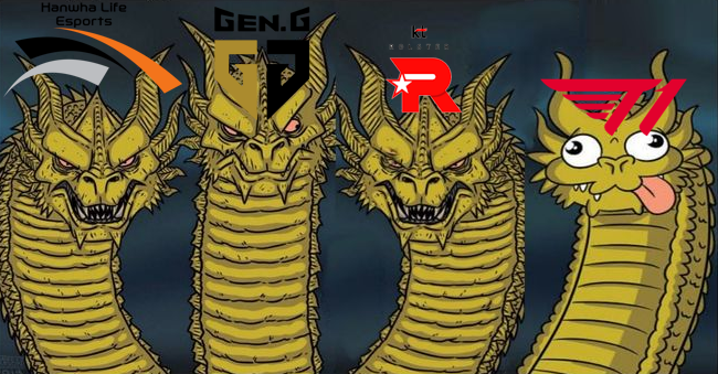 feviknight's tweet photo. T1 is the only LCK team left to qualify... #Worlds2025 #T1WIN https://t.co/oqr9gIIjel