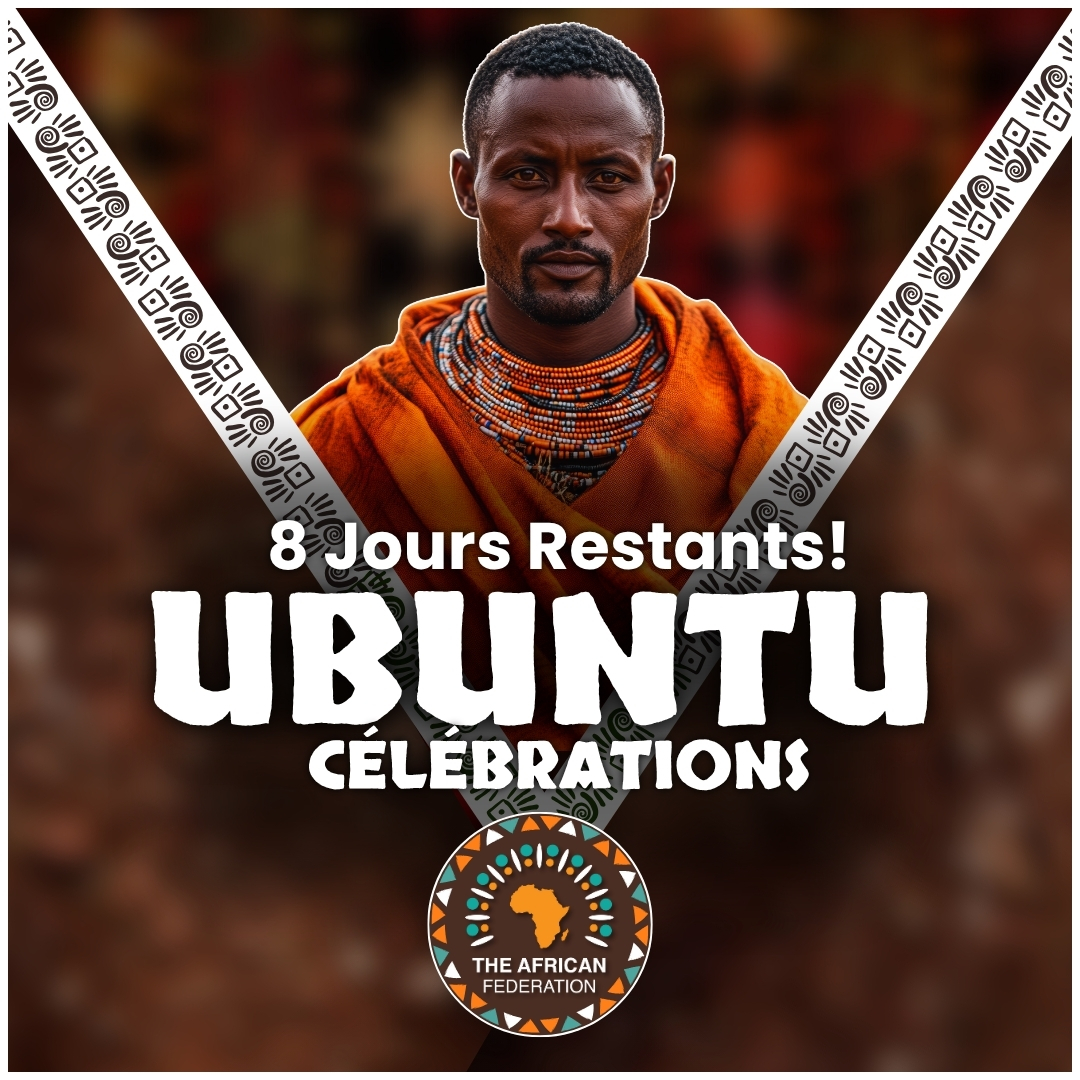 8 jours avant les #Ubuntu Celebrations 2025 ! Du #Kente au #Barkcloth, nos vêtements sont une langue vivante. Porter africain, c’est parler #Ubuntu avec fierté. #TheAfricanFederation