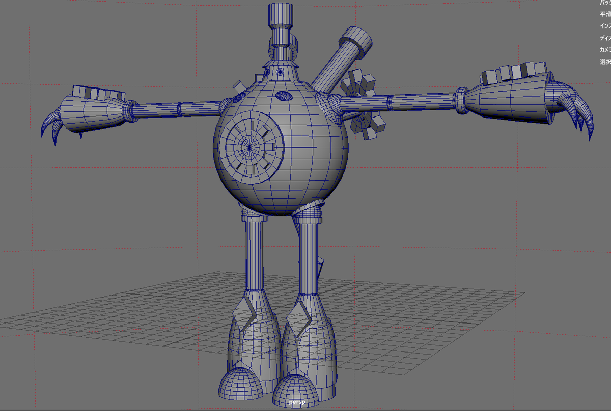 retru_254's tweet image. キッチンと並行して歯車のついたロボットをモデリングしました。Substance 3D Painterでテクスチャを作成しました。錆も表現しました。いい感じ。
#3DCG #モデリング #Maya