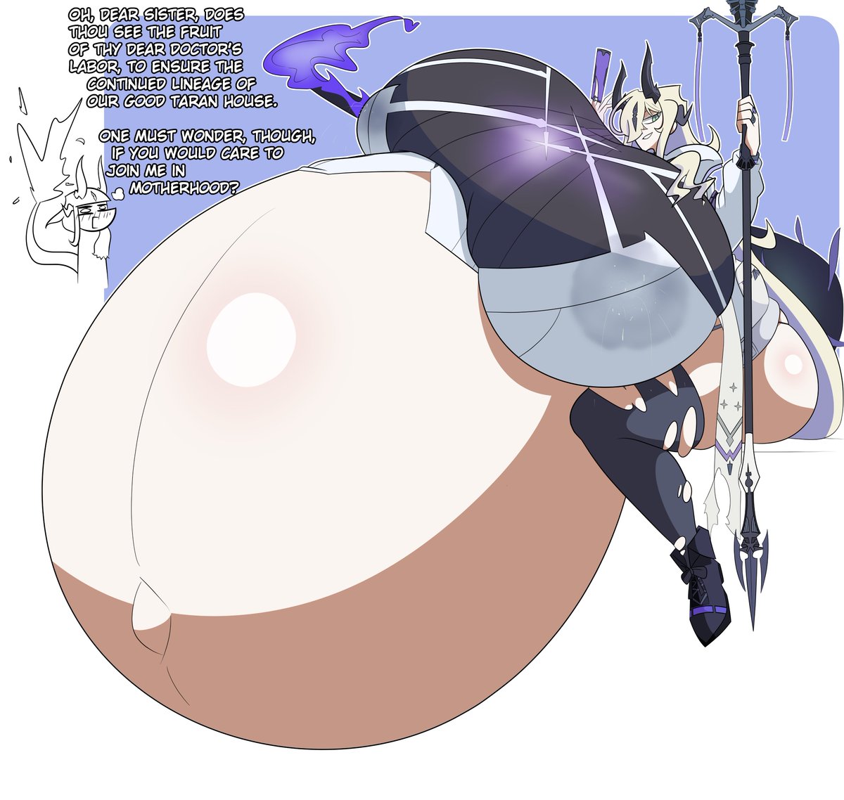 'The Doctor's been busy with one of the Draco sisters, who seems quite pleased with the results of one too many nights. With enough time, she might convince Reed to join in as well...'

🔞A big Necrass for <a href="/Zer0_dusk/">Zer0</a>!