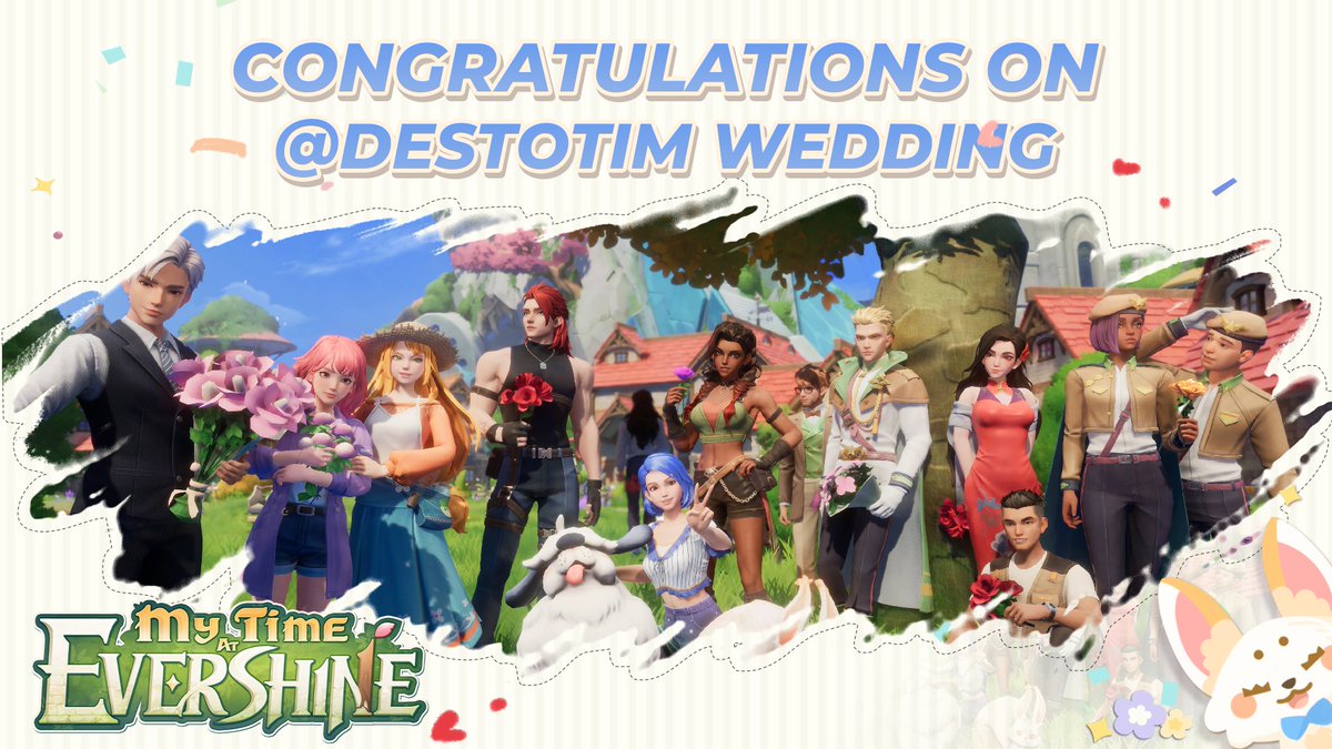 Today marks the start of our Alpha test, and it’s also one of our players’ wedding day! 💍
Huge congratulations on your wedding, <a href="/destotim/">Destotim</a> ! Wishing you endless love and happiness together!🎇🌺