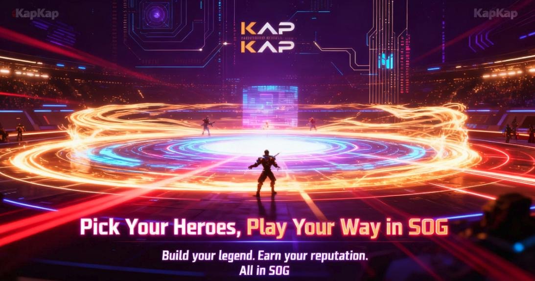 Pick Your Heroes, Play Your Way in SOG 🎮 

🤼‍♂️ Every hero you command shapes your journey.
🍷 The stronger your team, the more victories you claim.
🌟 Each win boosts your k-score and builds your reputation in <a href="/Kapkap_Hub/">Kapkap Hub</a>.

Now featuring iconic NFT heroes from legendary IPs —
✅