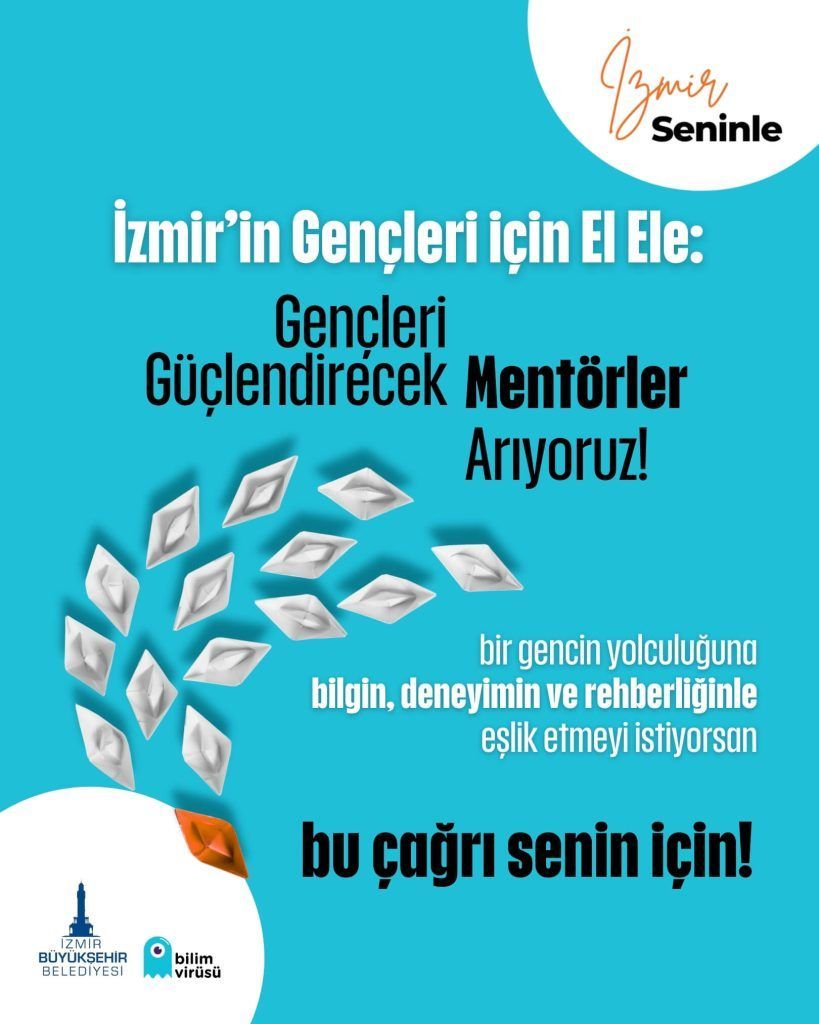 İzmir’in Gençleri İçin El Ele: Gençleri Güçlendirecek Mentörler Aranıyor!

sivilalan.com/2025/10/22/izm…  <a href="/BilimVirusu/">Bilim Virüsü</a>